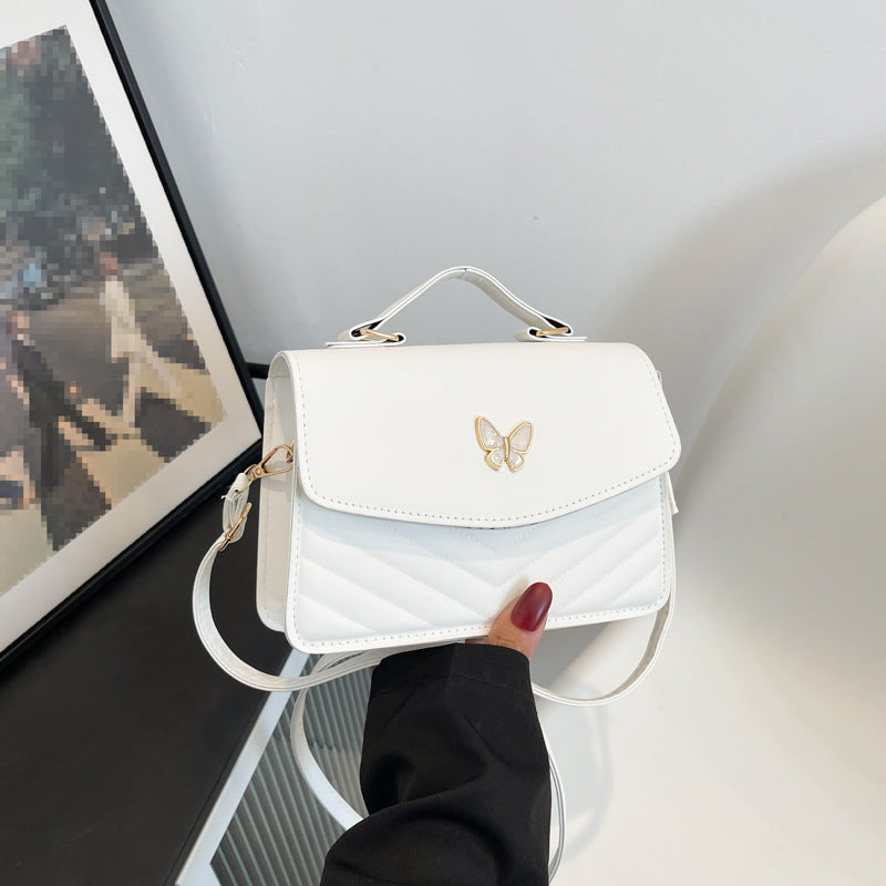 Wholesale Solid Color Butterfly Handbag Crossbody Bag