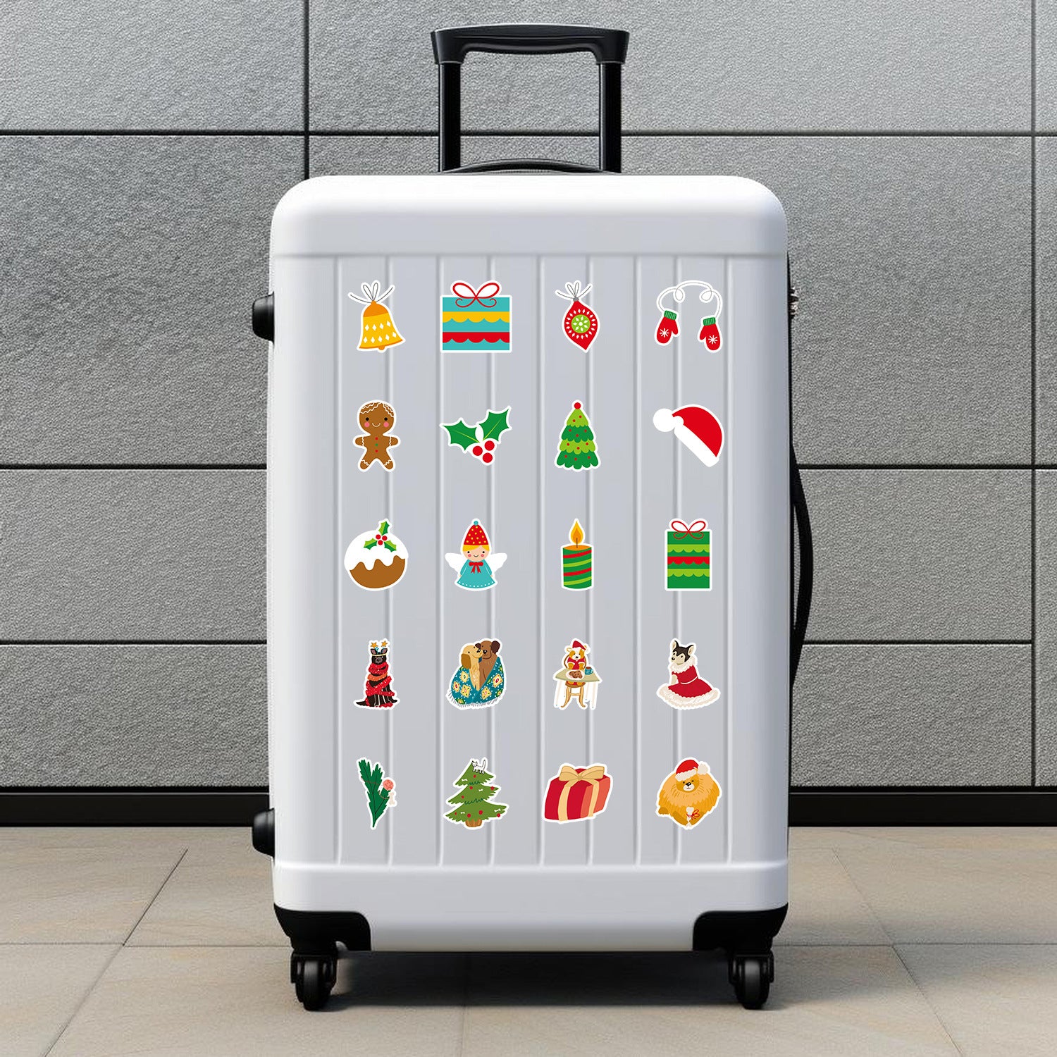 Wholesale 50pcs/pack Christmas graffiti decorative stickers waterproof stickers