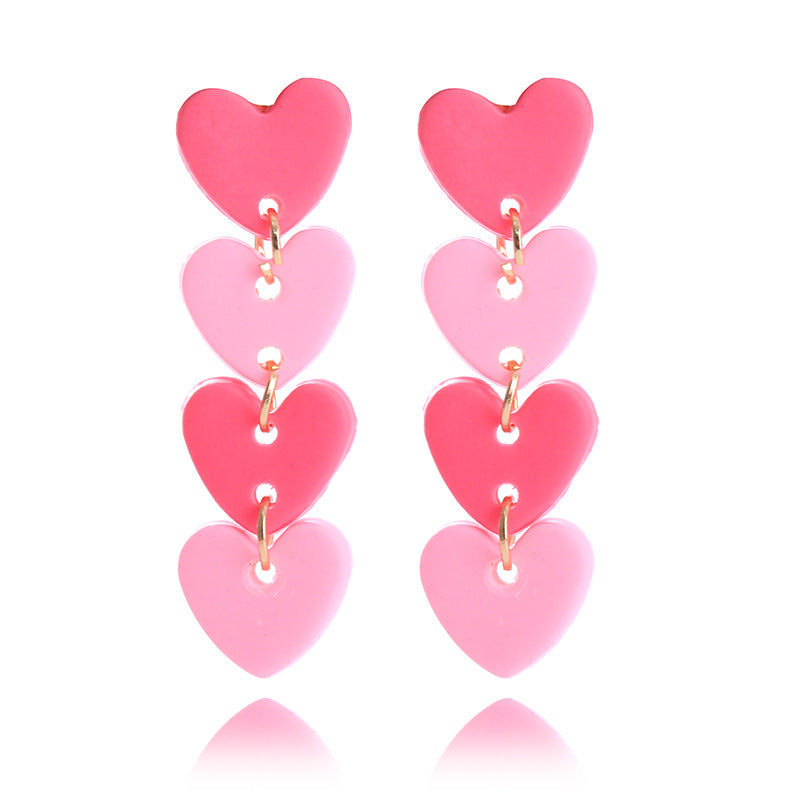 Wholesale Valentine's Day Love Soft Ceramic Earrings