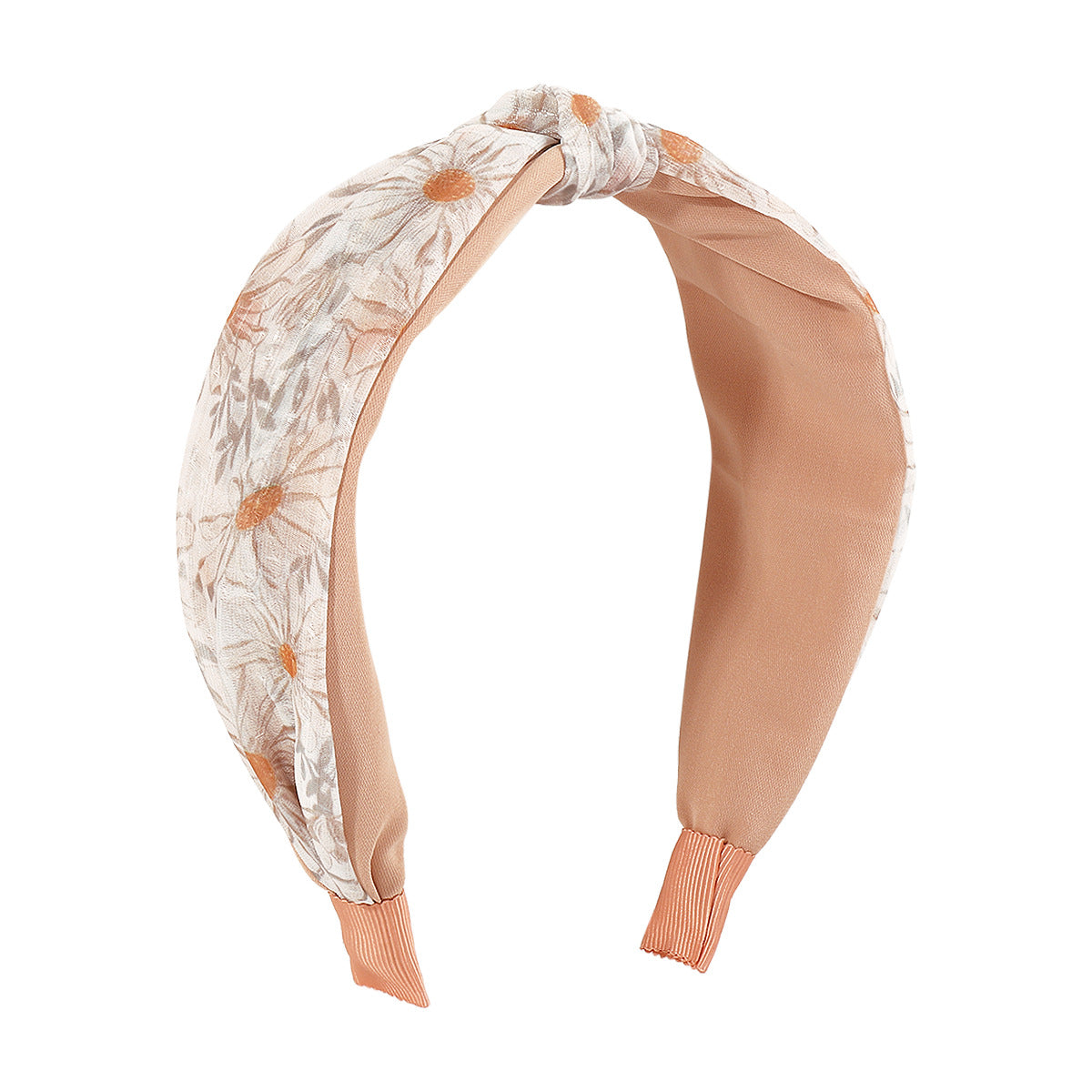 Wholesale Floral Fabric Color Block Headband
