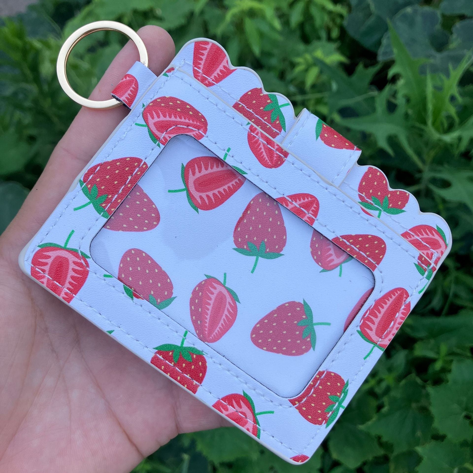 Wholesale Colored PU Leather Bank Card Bag, Fashionable and Creative Student Bus Card Holder Clip