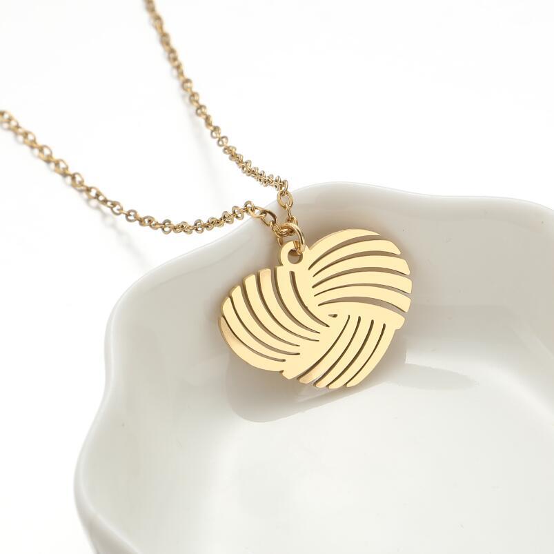 Wholesale Stainless Steel I LOVE YOU Key Clavicle Chain Necklace