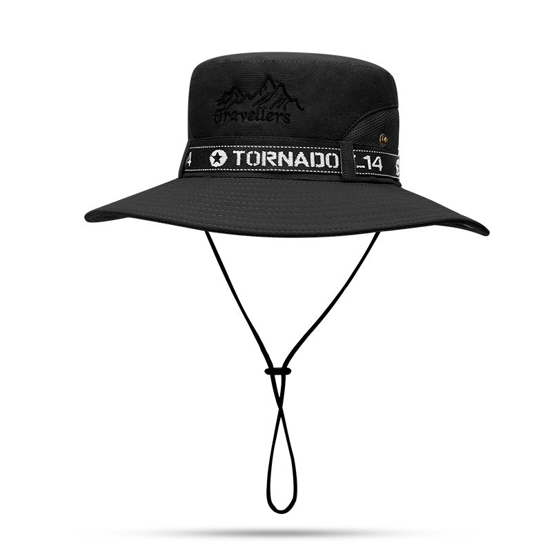 Wholesale Polyester Fiber UV Protection Bucket Hat Black Camouflage