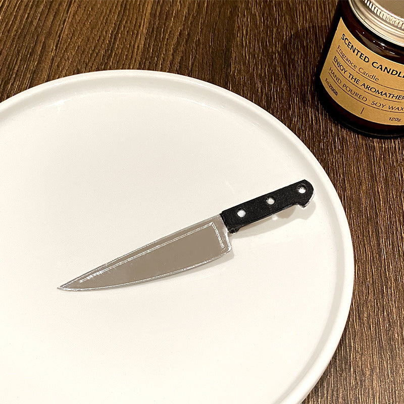 Wholesale simulation knife hairpin side bangs  headdress Doll Accessories