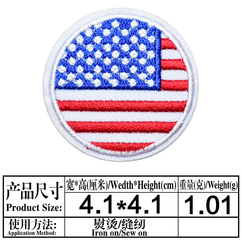 Wholesale Cartoon Bear Embroidered Cloth Patches Iron On Sewing Applique Decorative Clothing Accessory