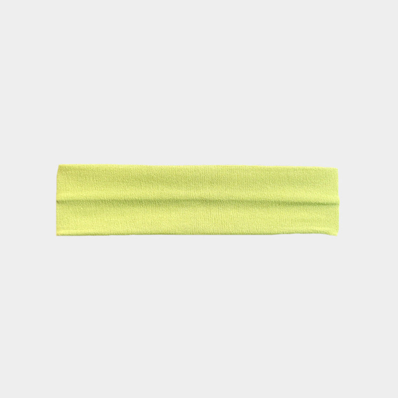 Wholesale popular solid color high elastic headband yoga sports hair band hair accessories sweat-absorbent headscarf headdress wide edge headband