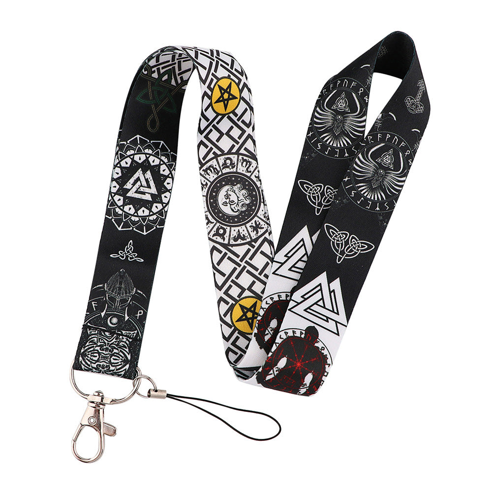 Wholesale Viking Character Exhibition Membership Certificate Lanyard