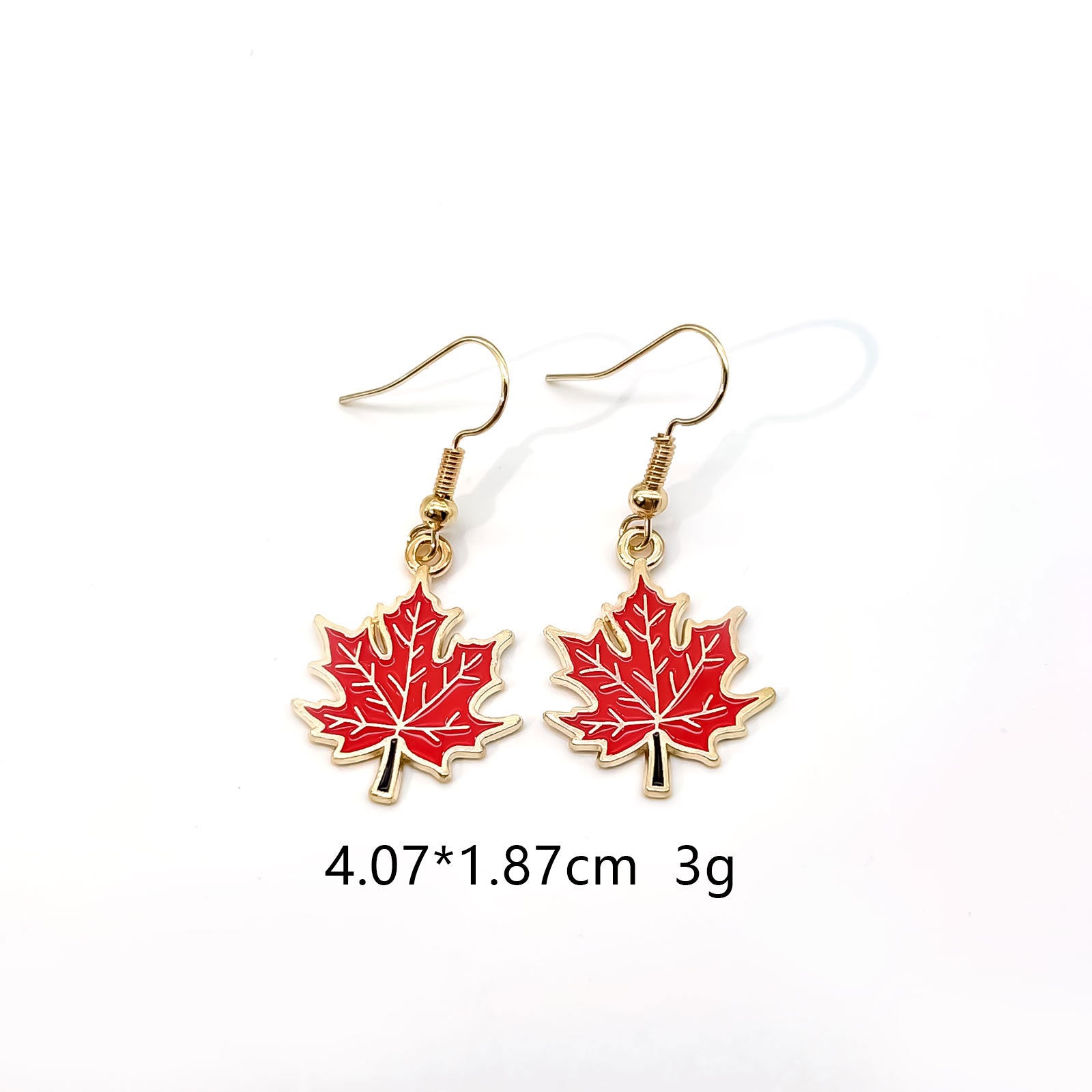 Wholesale Thanksgiving Earrings With Cartoon  Maple Leaf Sunflower Pumpkin Design Zinc Alloy Fall Harvest Jewelry Accessory For Parties