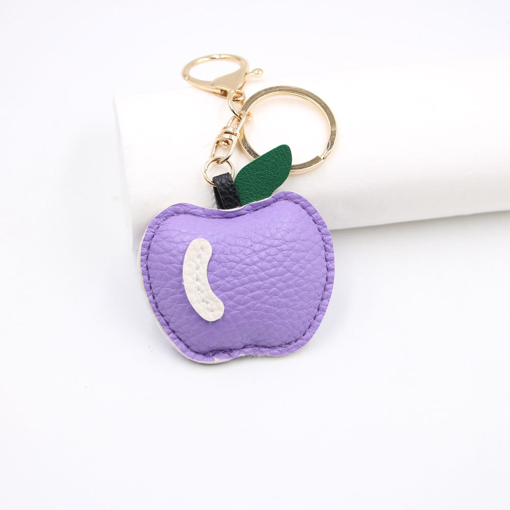 Wholesale Stylish PU Leather Keychain Electroplated Finish Car Key Accessory Bag Charm For Modern Party Favors And Resale