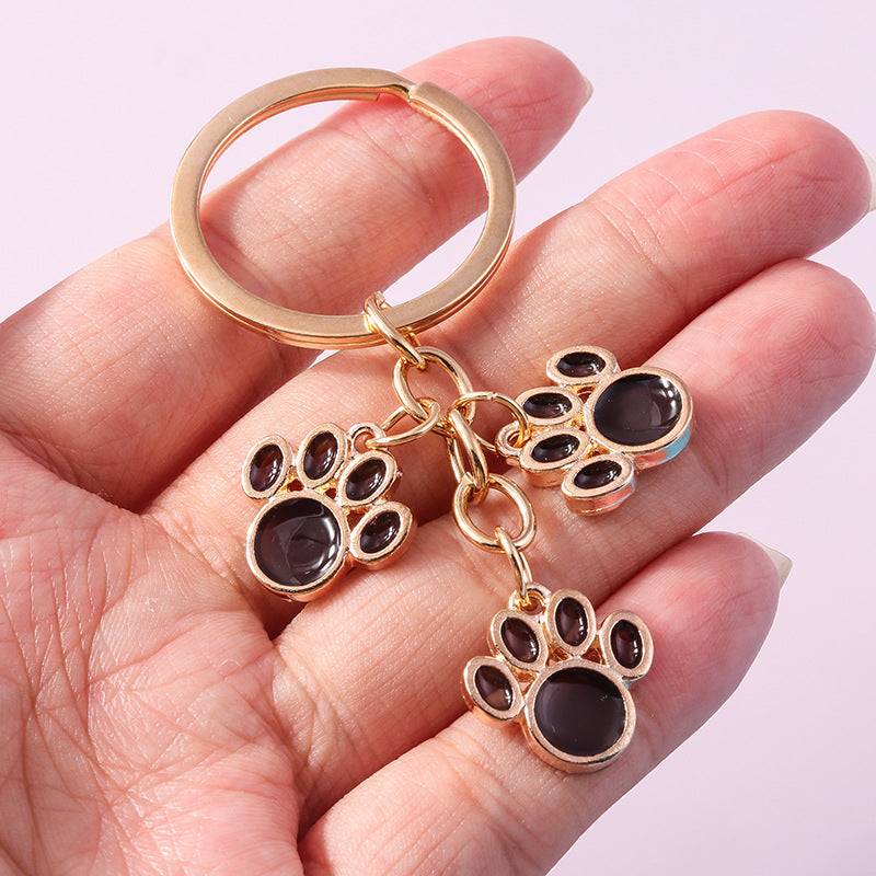 Wholesale Bear Claw Cat Claw Metal Keychain