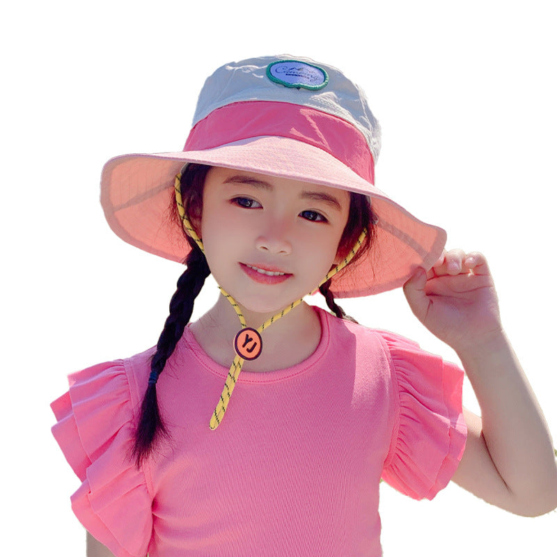 Sombrero de cubo de etiqueta para niños poliéster al por mayor