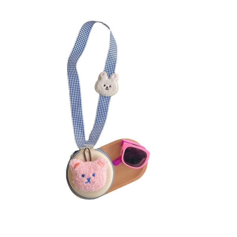 Wholesale Children's portable folding sunglasses with box set