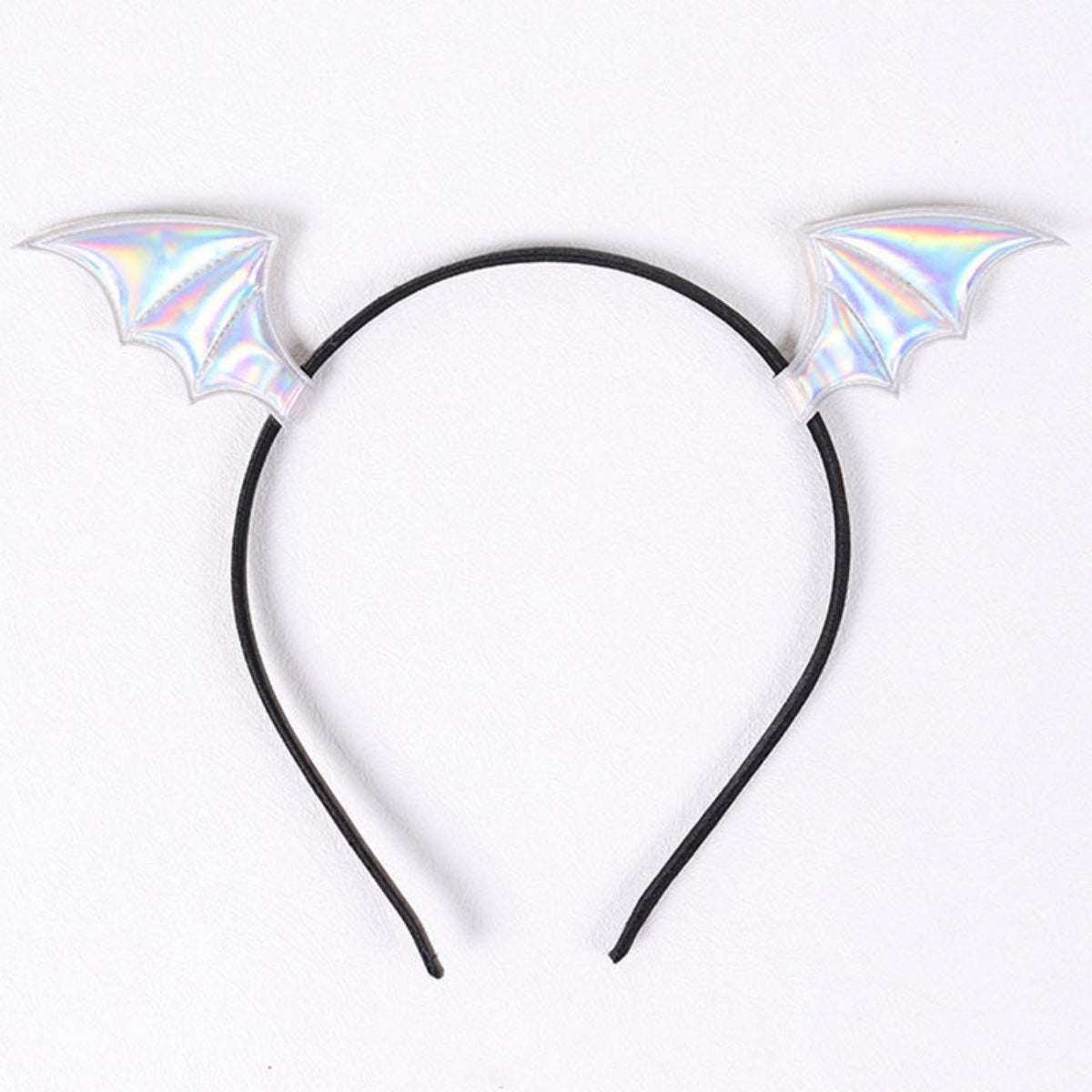 Wholesale Halloween Bat Hairpin & Headband Hoop Set Little Devil Leather Accessories
