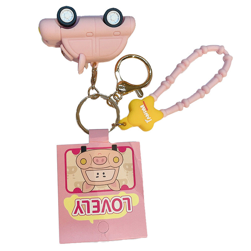 Wholesale Cartoon Animal Car PVC Keychain