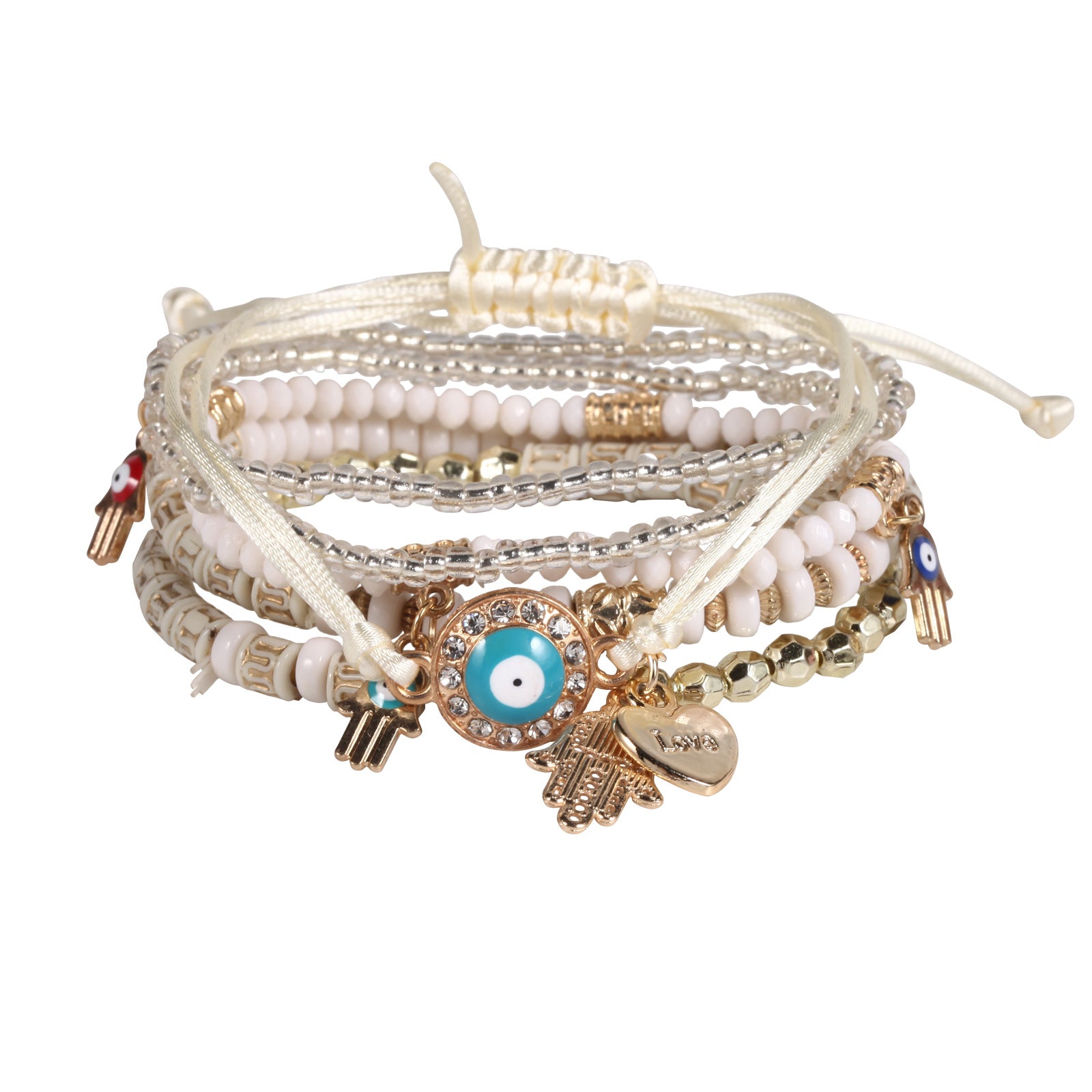 Wholesale Demon Eye Multi-layer Bracelet