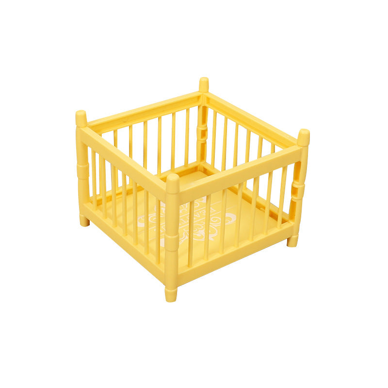 Wholesale miniature model furniture cradle crib surround bed Doll Accessories