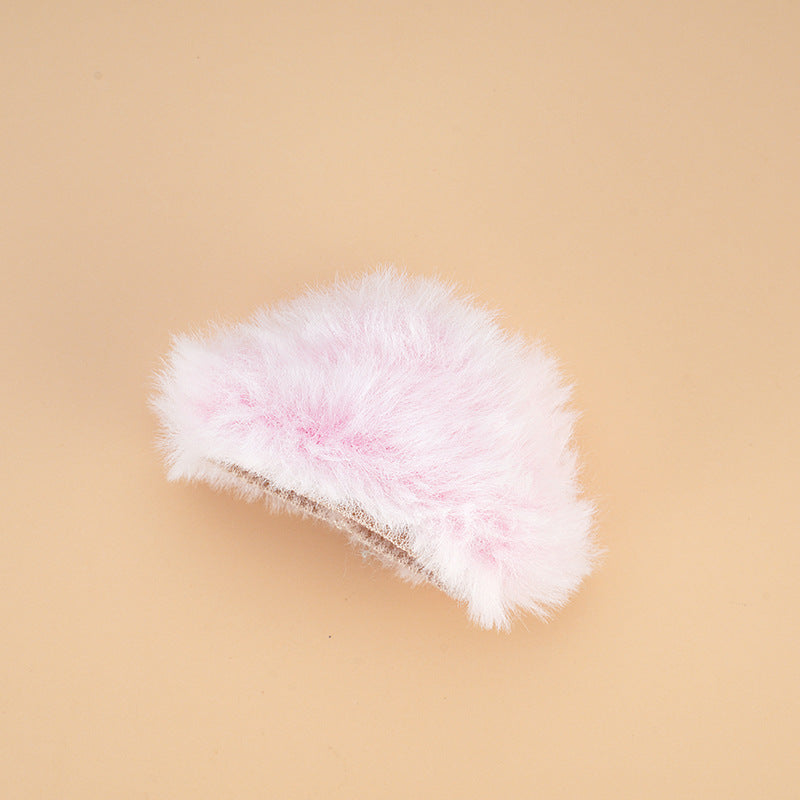 Wholesale Fashionable Plush Hat with Tag for 6-Inch Doll Casual Versatile Doll Clothes Suitable for Teenage Boys And Girls