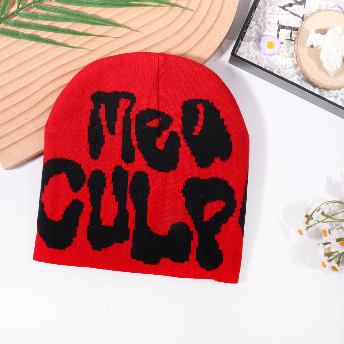 Wholesale Colorful letter jacquard knitted Winter Hat