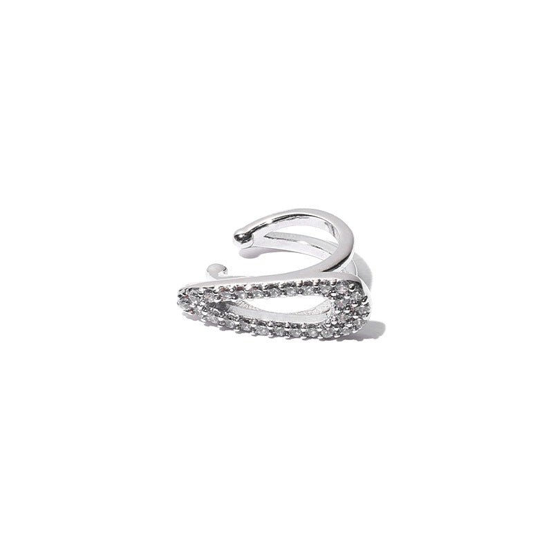Wholesale Luxury Earbone Clip Exquisite Small Simple Earrings