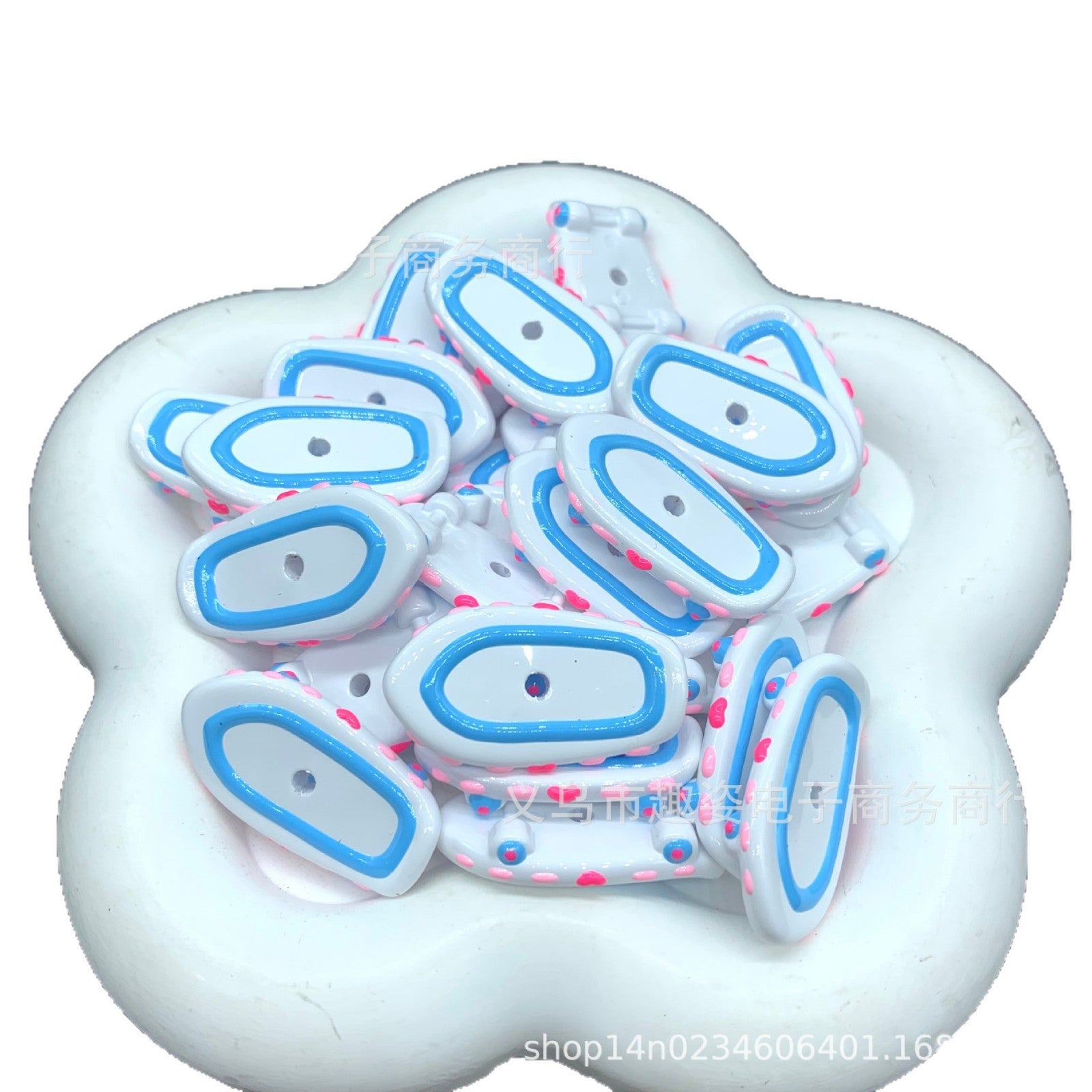 Wholesale Colorful skateboard hand-painted beads Acrylic Beads