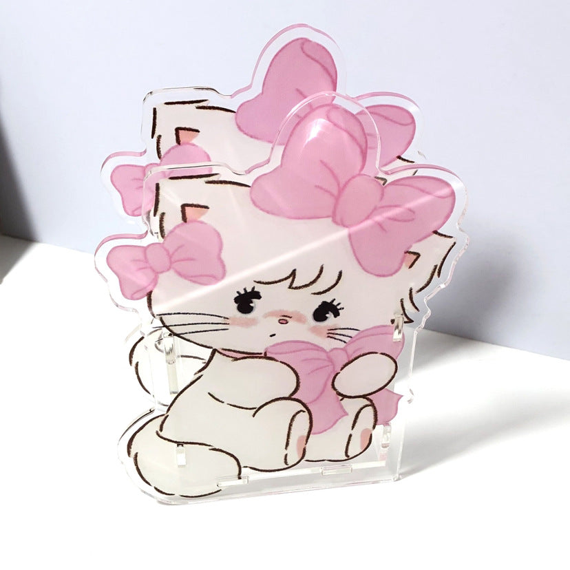 Wholesale  Creative Cute Cartoon Acrylic Pen Holder  OLY Exclusive