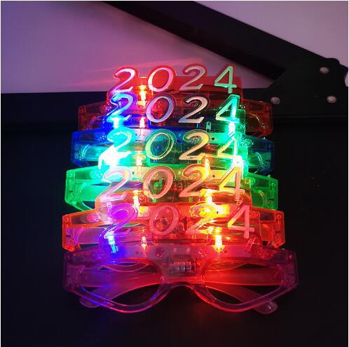 Wholesale LED Cool Light Square Louver Love Glasses