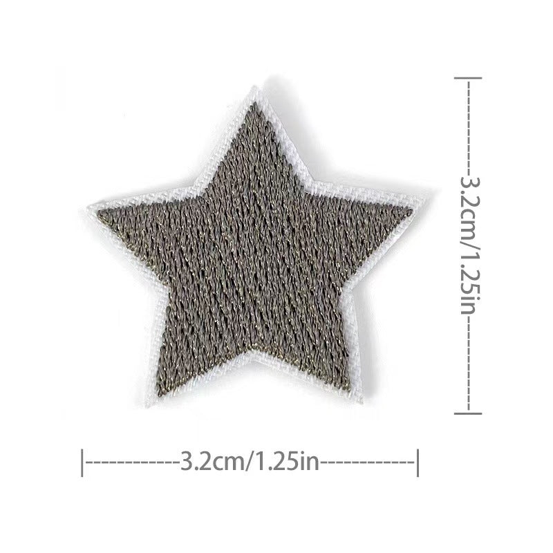 Wholesale Embroidered Star Patches 36 Pack Sew On Appliques For Clothing And Towels Fashion Accessory DIY Gift Resale