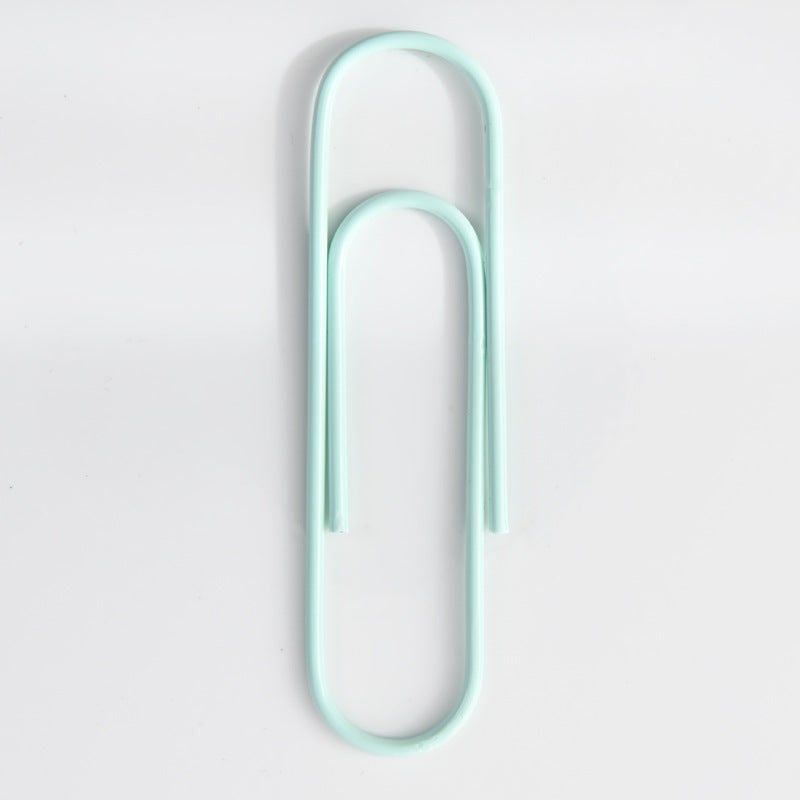 Wholesale Color paper clip 100mm large paper clip plastic-coated paper clip metal 10cm extra large paper clip