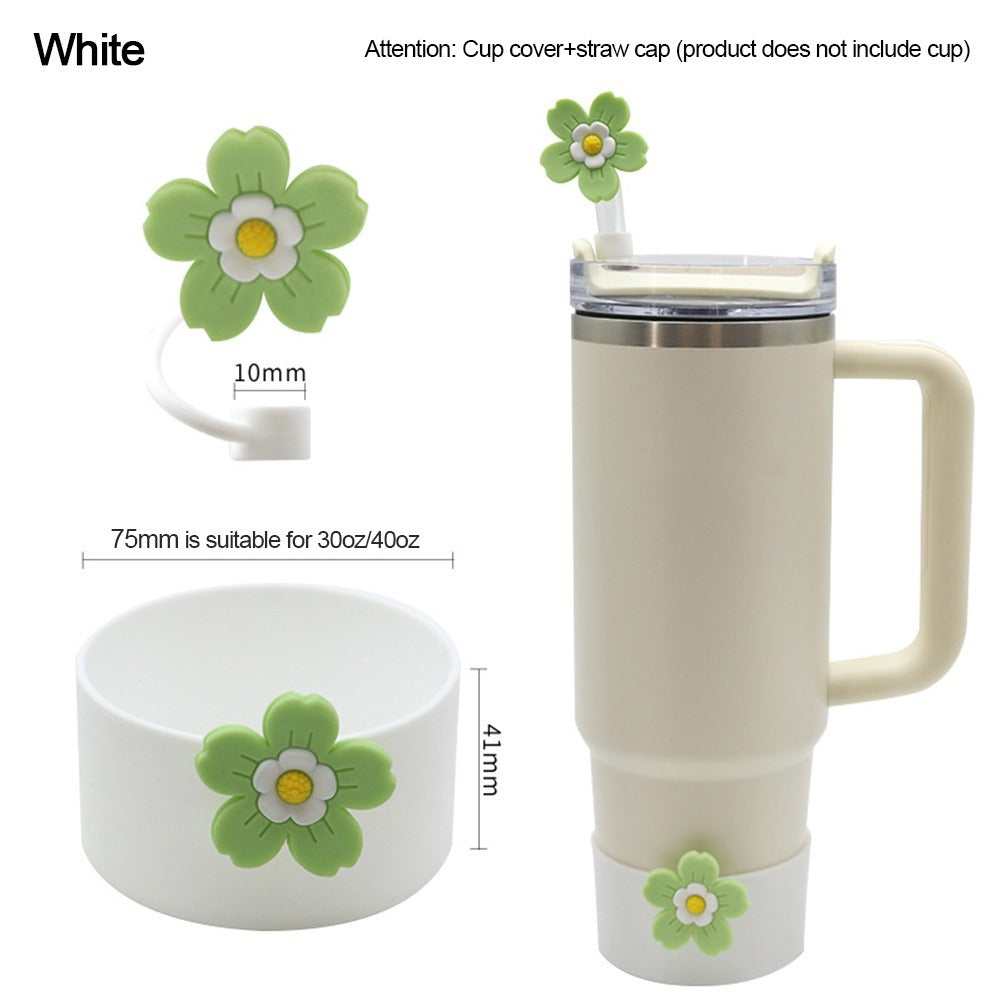 Wholesale Flower series cup sleeves Cup Accessories