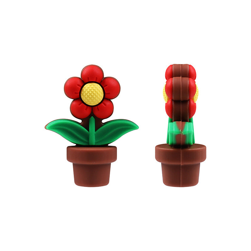 Wholesale 20pcs Silicone beads for flower pots  Focal Beads