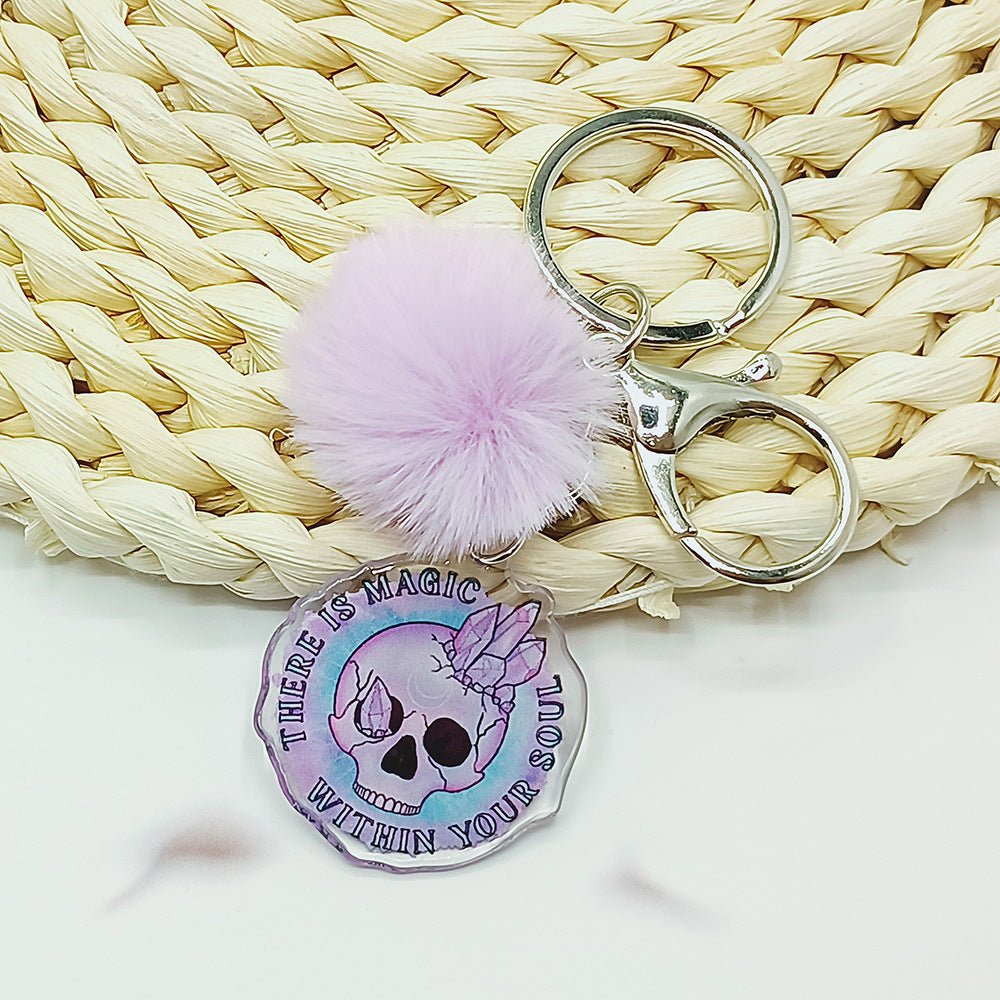 Llavero de alce de mariposa acrílica acrílica al por mayor