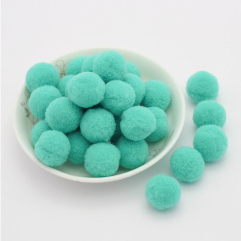 Wholesale 20MM diy handmade materials headdress accessories high elastic wool ball colorful wool ball NO HOLE