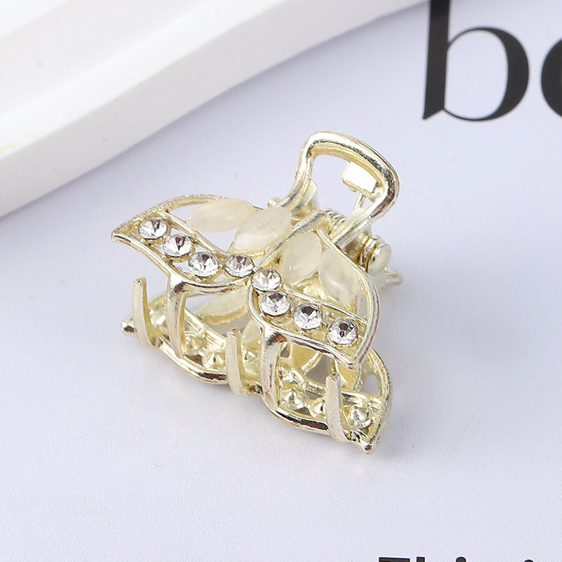 Wholesale Metal Bow Knots Pearl Diamonds Rhinestone  Hair Clips