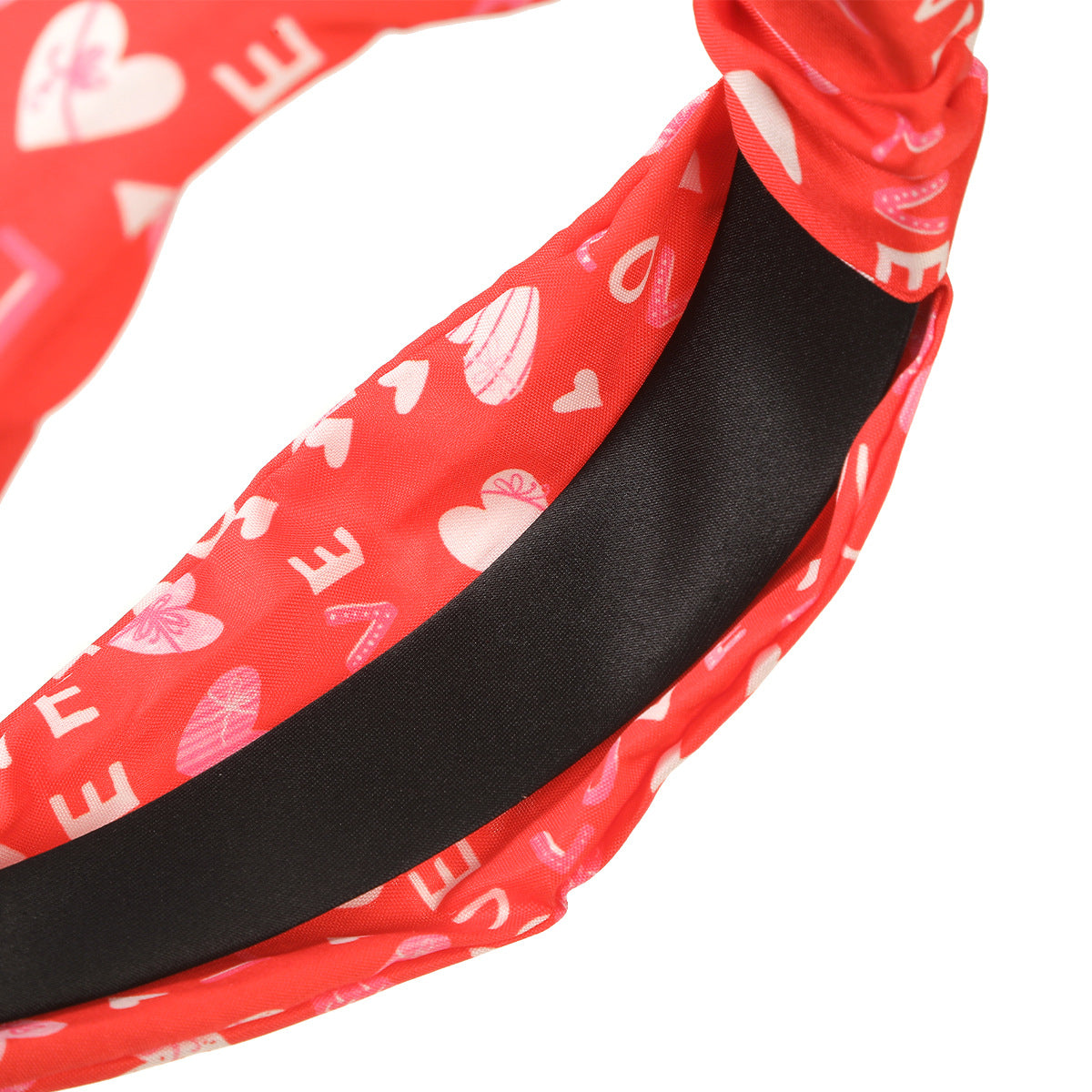 Wholesale Valentine's Day Romantic Fabric Printed Letter Love All-match Sweet Holiday Headband