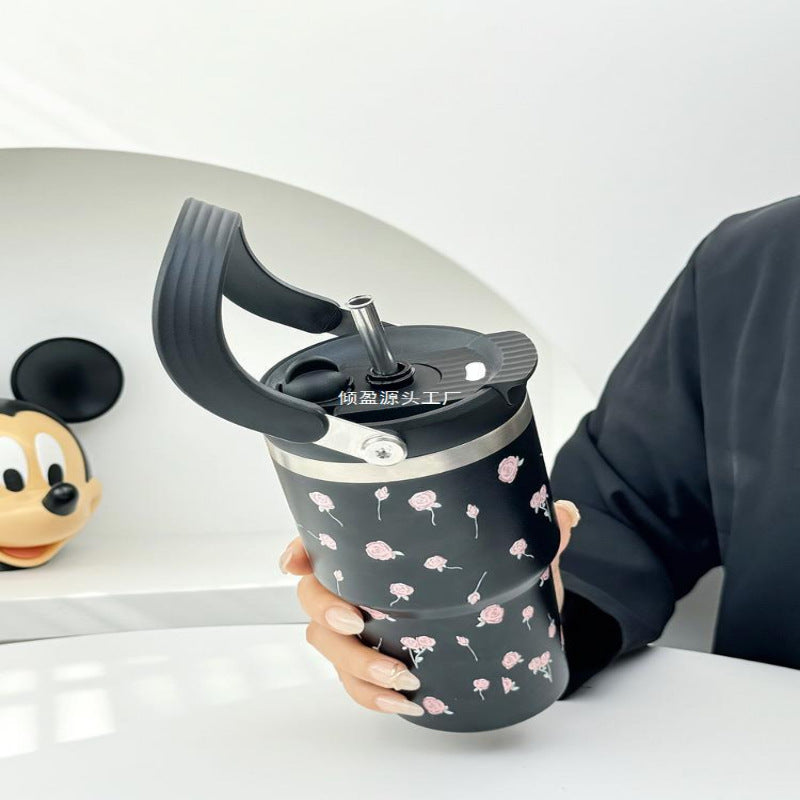 Wholesale Large Capacity High Color Value Women's Stainless Steel Water Cup