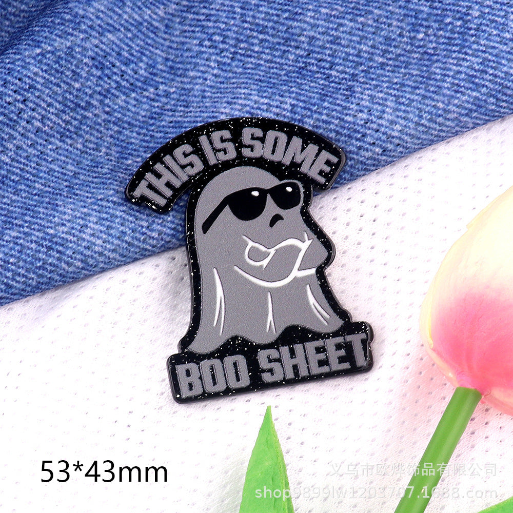 Wholesale 10pcs/ pack Cute Cartoon Character Animal Ornaments Acrylic Pins Cute DIY Accessories
