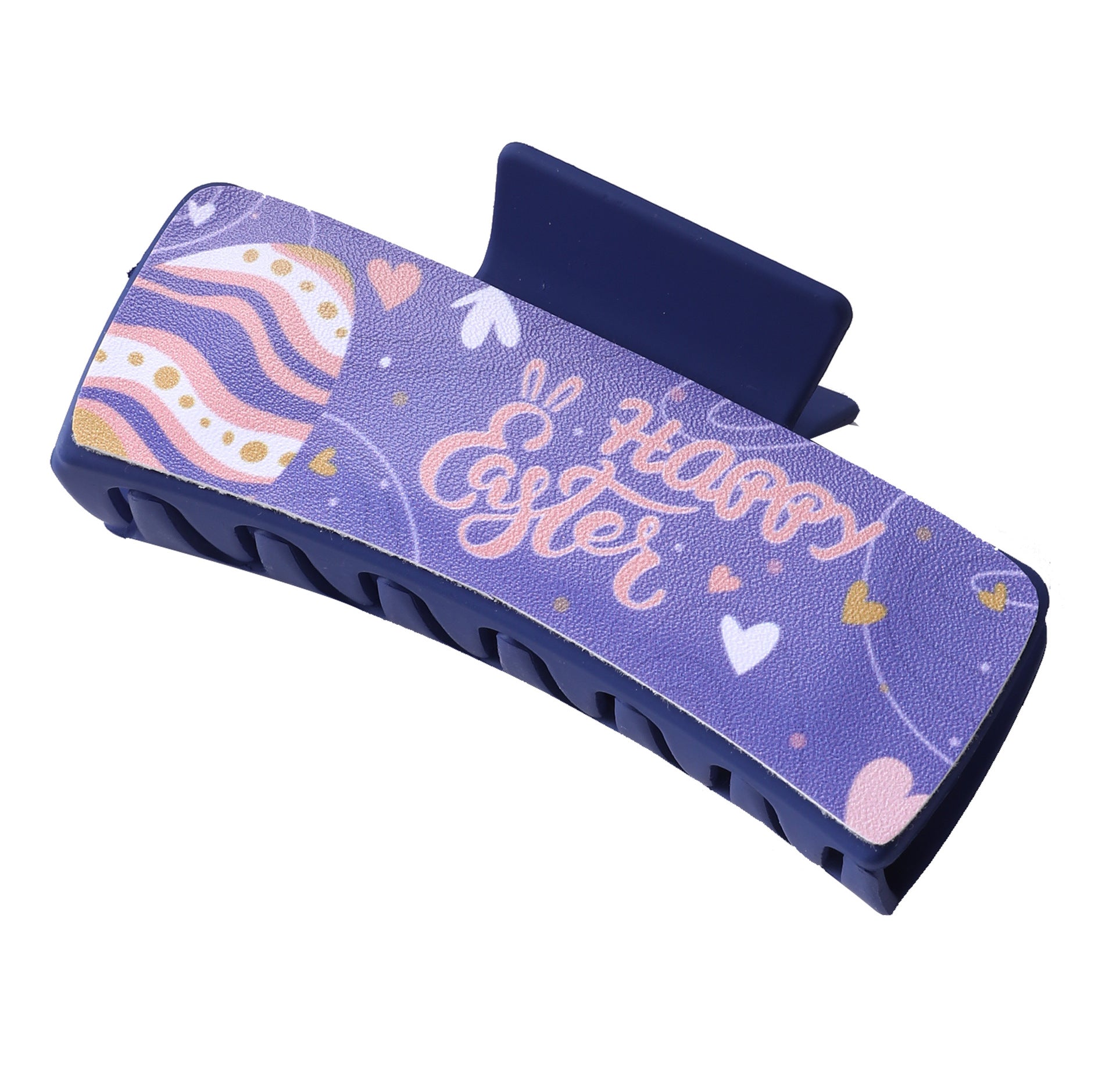 Wholesale Easter Bunny Egg Colored PU Hair Clips