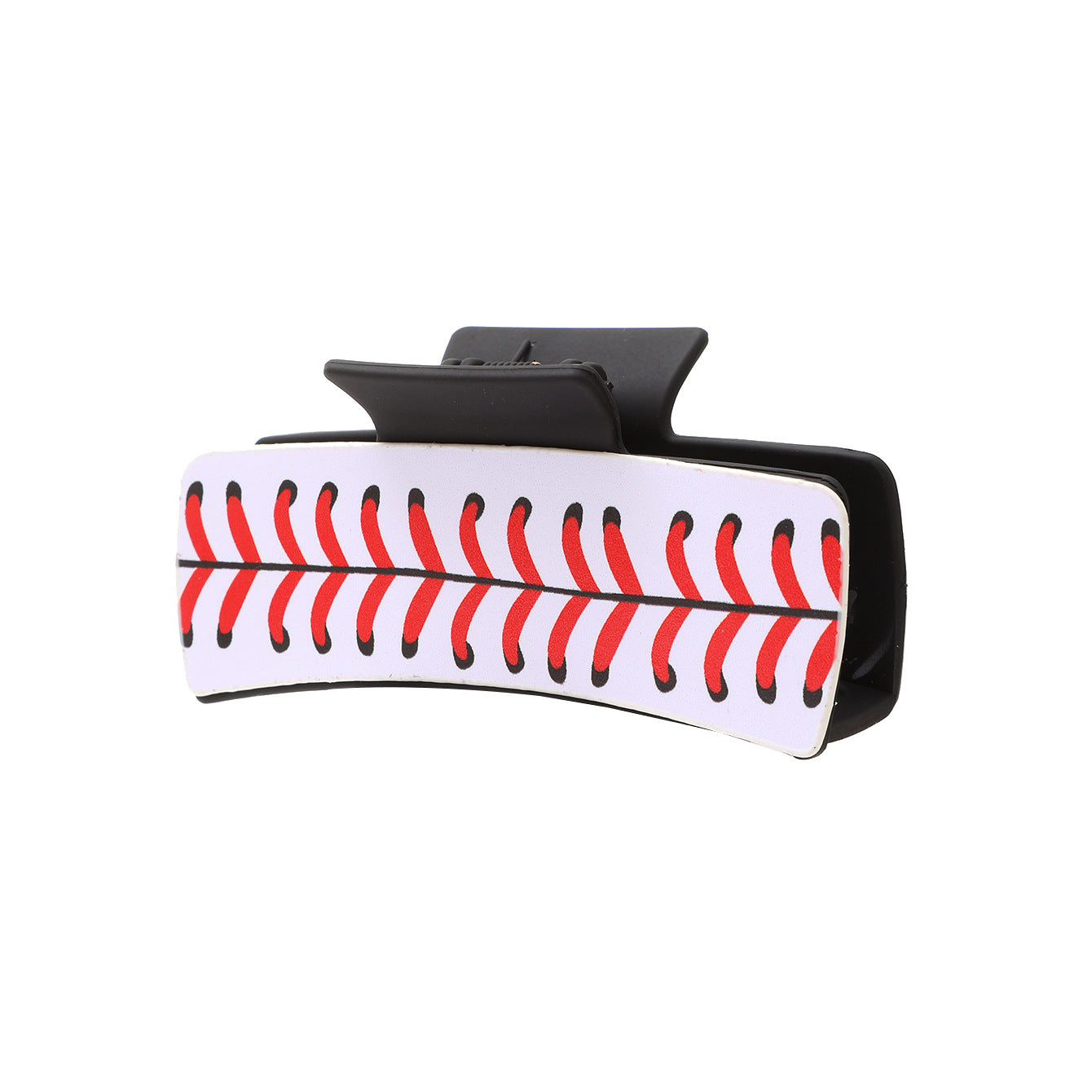 Wholesale Western Fashion Baseball Leather Hair Clips