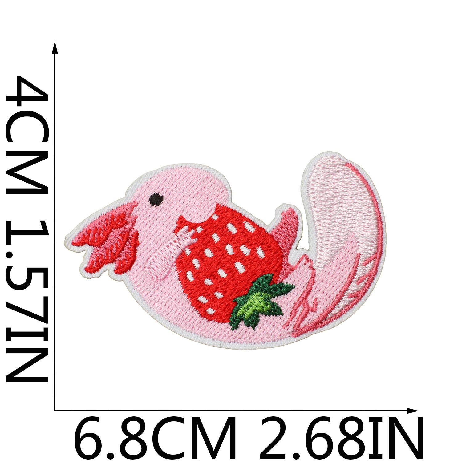 Wholesale Sweet Strawberry Embroidered Cloth Sticker Clothes Decoration Patch