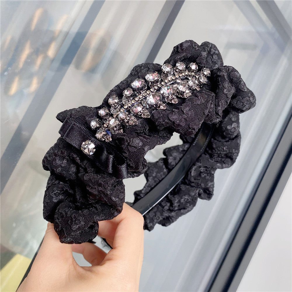 Wholesale Rhinestone Leaf Anti-slip Headband