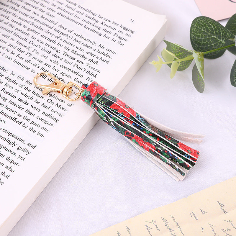 Wholesale Tassel pendant leopard print snake print fashion trend key accessories