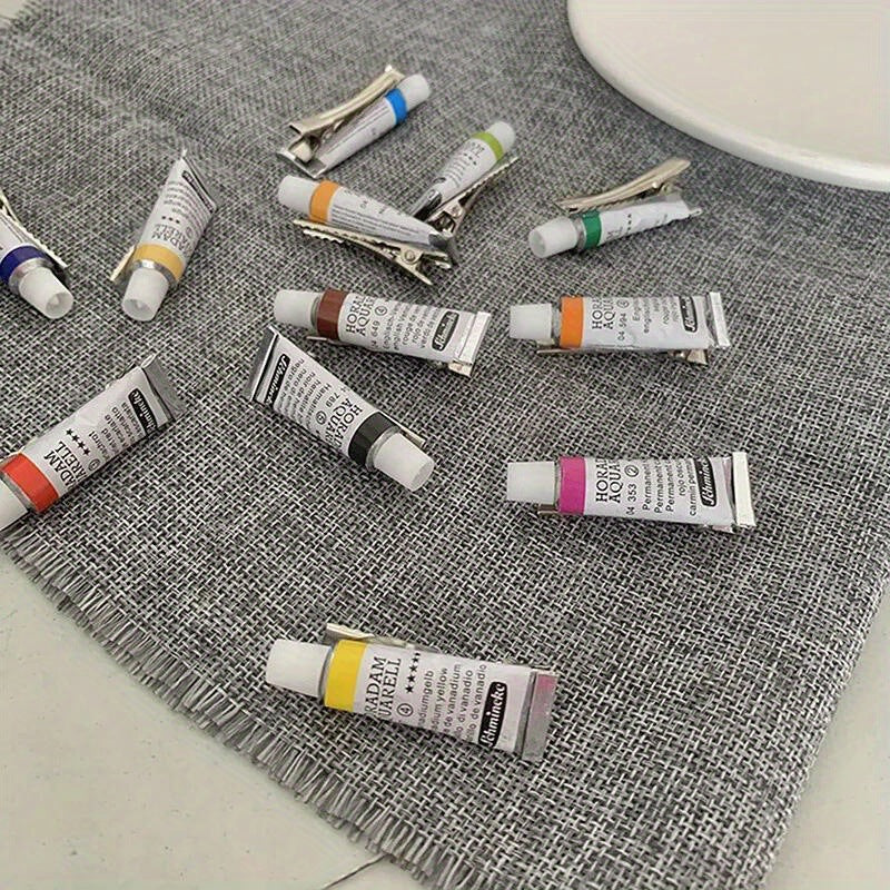 Wholesale Creative and Quirky Watercolor Paint Hair Clip