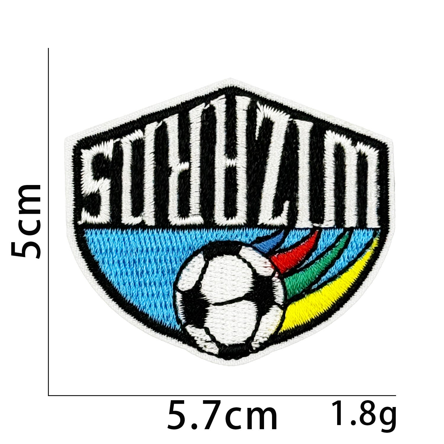 Wholesale 10pcs Sports Football  embroidered patch
