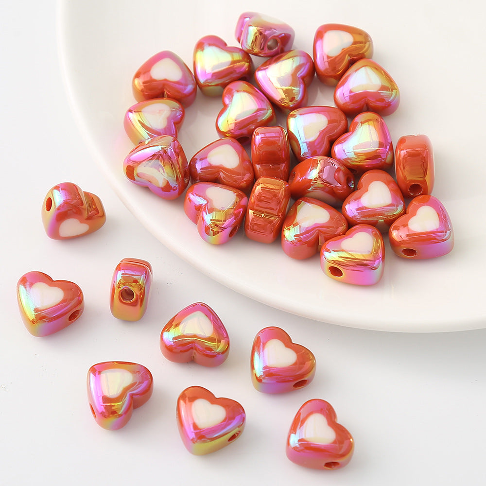 Wholesale 10PCS Acrylic Love Cross Beads