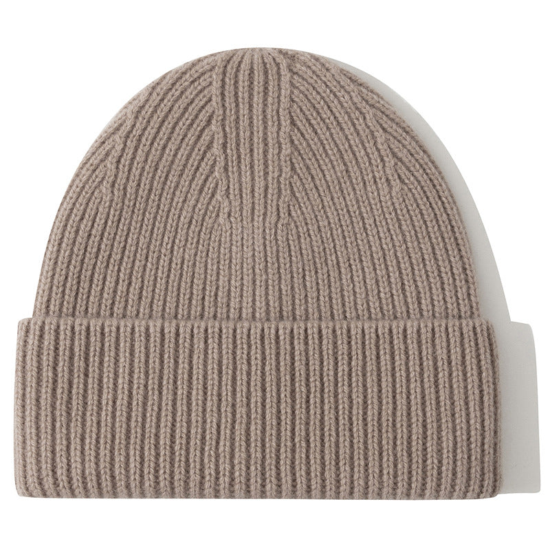 Wholesale Thick Pure Wool Beanie Winter Hat