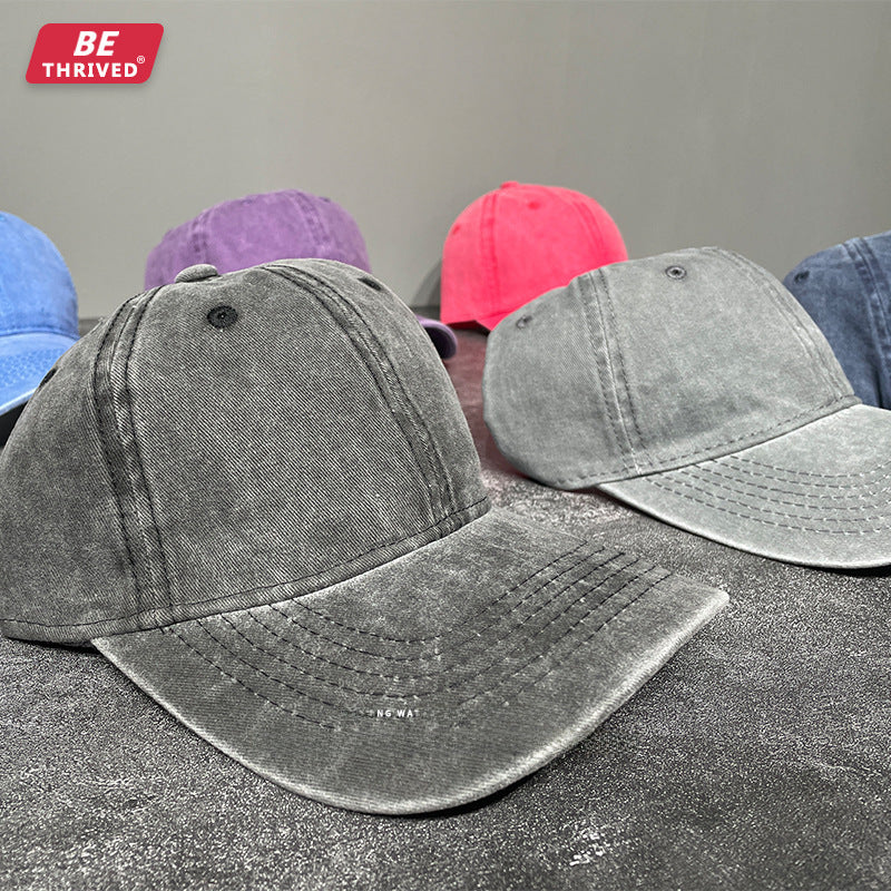 Wholesale wash old hip hop cap curved eaves baseball cap
