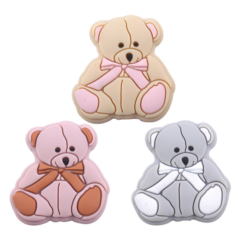 Wholesale Baby Cartoon Animal Bear Silicone Teether
