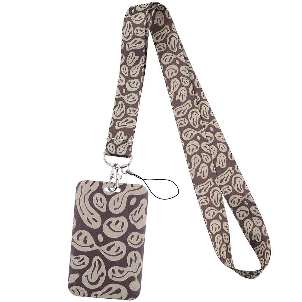 Wholesale 10pcs Leopard Print Album Expression Mobile Phone Strap Bus Access Card Work Card Embossed Card Holder