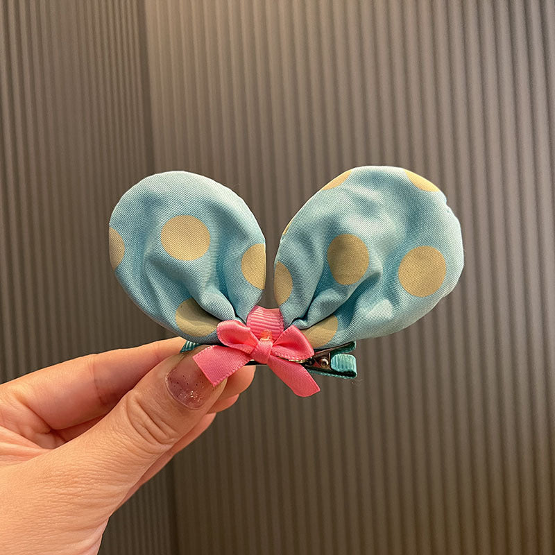 Wholesale Cute Colorful Dot Children's Three-Dimensional Bow Headwear Princess Hair Accessories