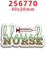 Wholesale Random 30pcs Colored Nurse's Day Series  Acrylic Flatback